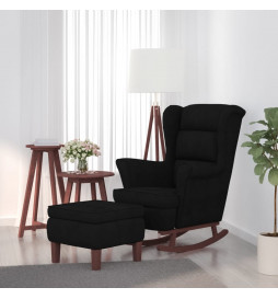 Chaise à bascule avec pieds...