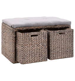 Banc avec 2 paniers...