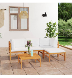 Salon de jardin 5 pcs avec...
