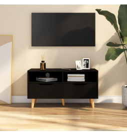 Meuble TV noir 90x40x48,5...