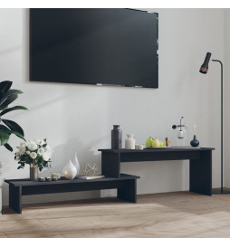 Meuble TV Gris 180x30x43 cm...