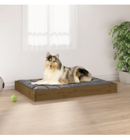 Lit pour chien Marron miel...