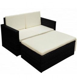 Salon de jardin 2 pcs avec...