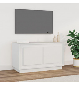 Meuble TV blanc 80x35x45 cm...