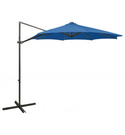 Parasol déporté avec mât et...