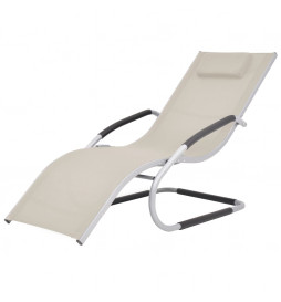 Chaise longue avec oreiller...