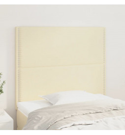 Têtes de lit 2 pcs Crème...