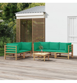 Salon de jardin 6 pcs avec...