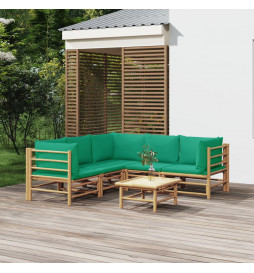 Salon de jardin 6 pcs avec...