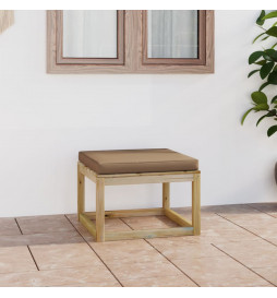 Repose-pied de jardin avec...