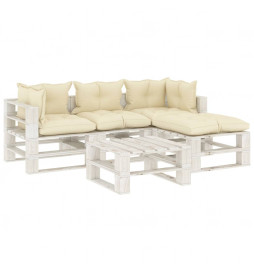 Salon palette de jardin 5...