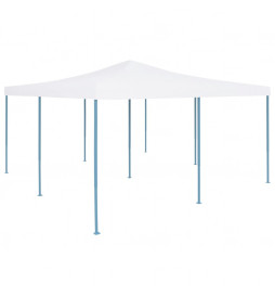 Belvédère pliable 5x5 m Blanc