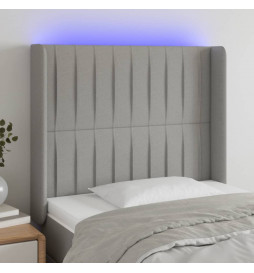 Tête de lit à LED Gris...