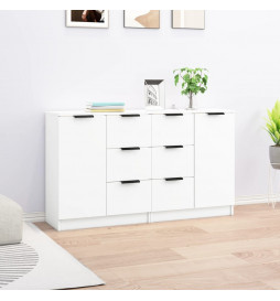 Buffets 2 pcs Blanc...