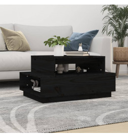 Table basse Noir 80x55x40,5...