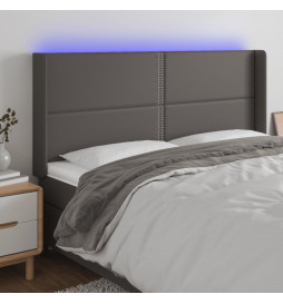 Tête de lit à LED Gris...