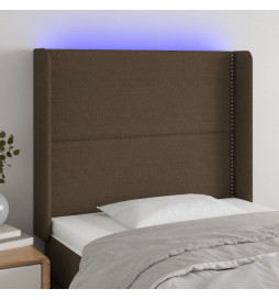 Tête de lit à LED Marron...