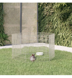 Cage à lapin 6 panneaux...