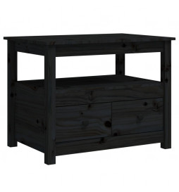 Table basse Noir 71x49x55...