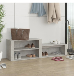 Armoire à chaussures Gris...