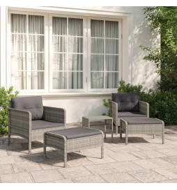 Salon de jardin 5 pcs avec...