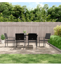 Chaises de jardin lot de 6...