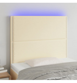 Tête de lit à LED Crème...