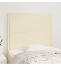 Têtes de lit 2 pcs Crème...