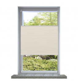 Store plissé 60x125 cm Crème