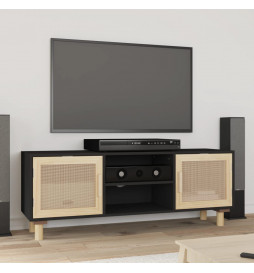 Meuble TV Noir 105x30x40cm...