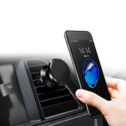 Support Voiture Magnétique pour Smartphone avec Aimant Ventilateur Universel 360 Rotatif