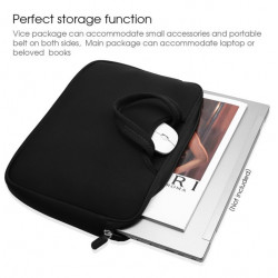 Pochette avec poignée 13" pour Mac PC Housse Protection Sacoche Ordinateur Portable Tablette 13 Pouces