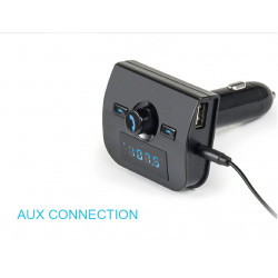 Transmetteur Bluetooth FM MP3 pour Smartphone Voiture Lecteur Kit main libre Sans Fil Musique Adaptateur Allume Cigare USB