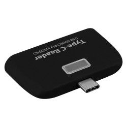 Lecteur de cartes pour Smartphone Type-C Android SD Micro SD USB Adaptateur Universel (NOIR)