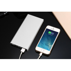 Batterie Externe Plate pour Smartphone Tablette Chargeur Universel Power Bank 6000mAh 2 Port USB