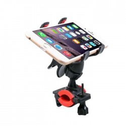 Support Vélo pour Smartphone Guidon Pince GPS Noir Universel 360 Rotatif VTT Cyclisme