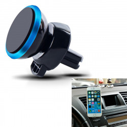 Support Voiture Magnétique pour Smartphone avec Aimant Ventilateur Universel 360 Rotatif
