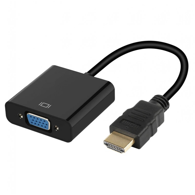 Adaptateur VGA vers HDMI pour PC HP Convertisseur Television Ecran