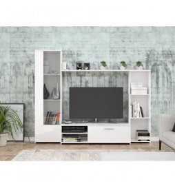 Meuble TV paroi PILVI -...