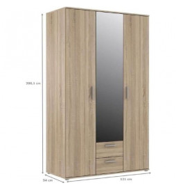 Armoire 3 portes battantes...