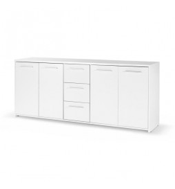 Buffet bas - Blanc mat - 4...