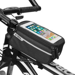 Pochette Tactile Velo pour Smartphone Support GPS Noir Universel VTT Cyclisme Universel