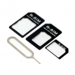 Adaptateur de carte SIM 3 en 1 pour Smartphone Micro-SIM Nano-SIM Universel