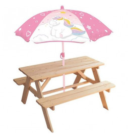 Table pique-nique Licorne...