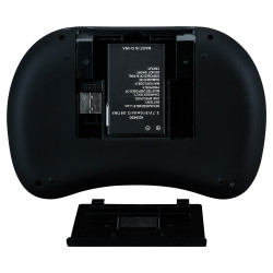 Mini clavier Bluetooth pour Smartphone & Tablette Sans Fil AZERTY Rechargeable (NOIR)