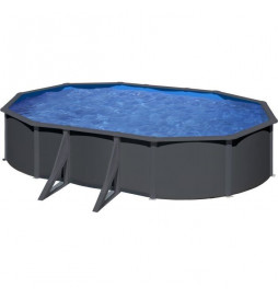 Piscine hors sol ovale en...