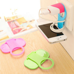 Support Chargeur pour Smartphone Prise Fil 