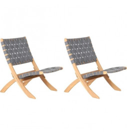 Lot de 2 Fauteuils bas de...