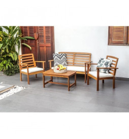 Salon de jardin LOMA4 Ecru