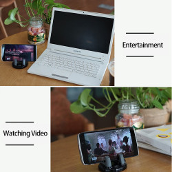 Support Voiture a Poser pour Smartphone Tableau de Bord Universel Tete haute Rotatif 360 (NOIR/ROUGE)